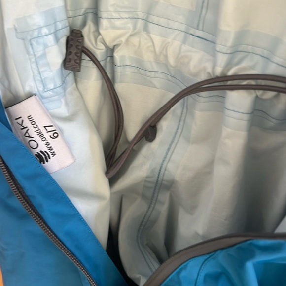 OAKI Blue and Gray Kids' Rain Trail Suit, Sz 6/7 Used see pics - Picture 6 of 15